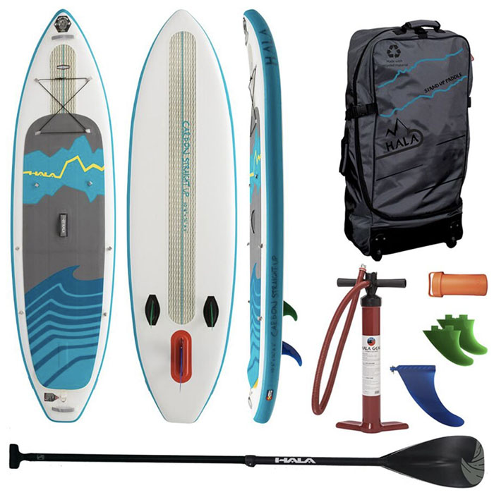 Hala Carbon Straight Up stand up paddle board (SUP)